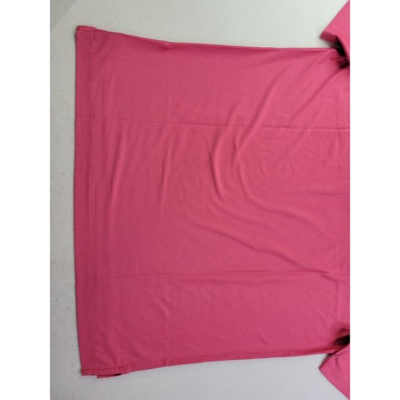 NEW Jack Nicklaus Cool Plus Men M Coral Pink Performance Golf Polo Wicking UPF - Picture 11 of 11